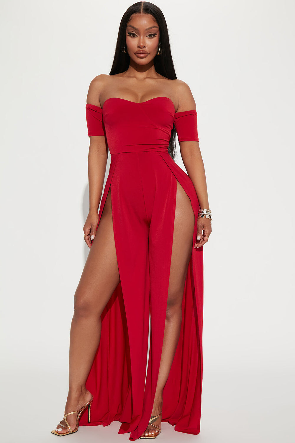 

Комбинезон Fashion Nova AB3484, красный