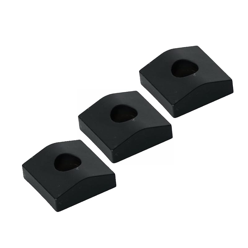 Зажимные блоки Floyd Rose для Floyd Rose, набор из 3 шт. — черные Clamping Blocks - Black rotary clamping cylinder for qck32 40 50 63x10x30s l r