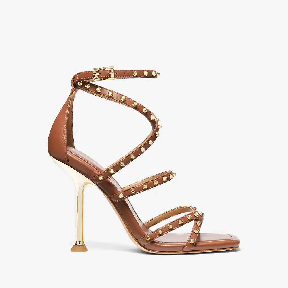 

Босоножки Michael Michael Kors Imani Studded Leather, коричневый