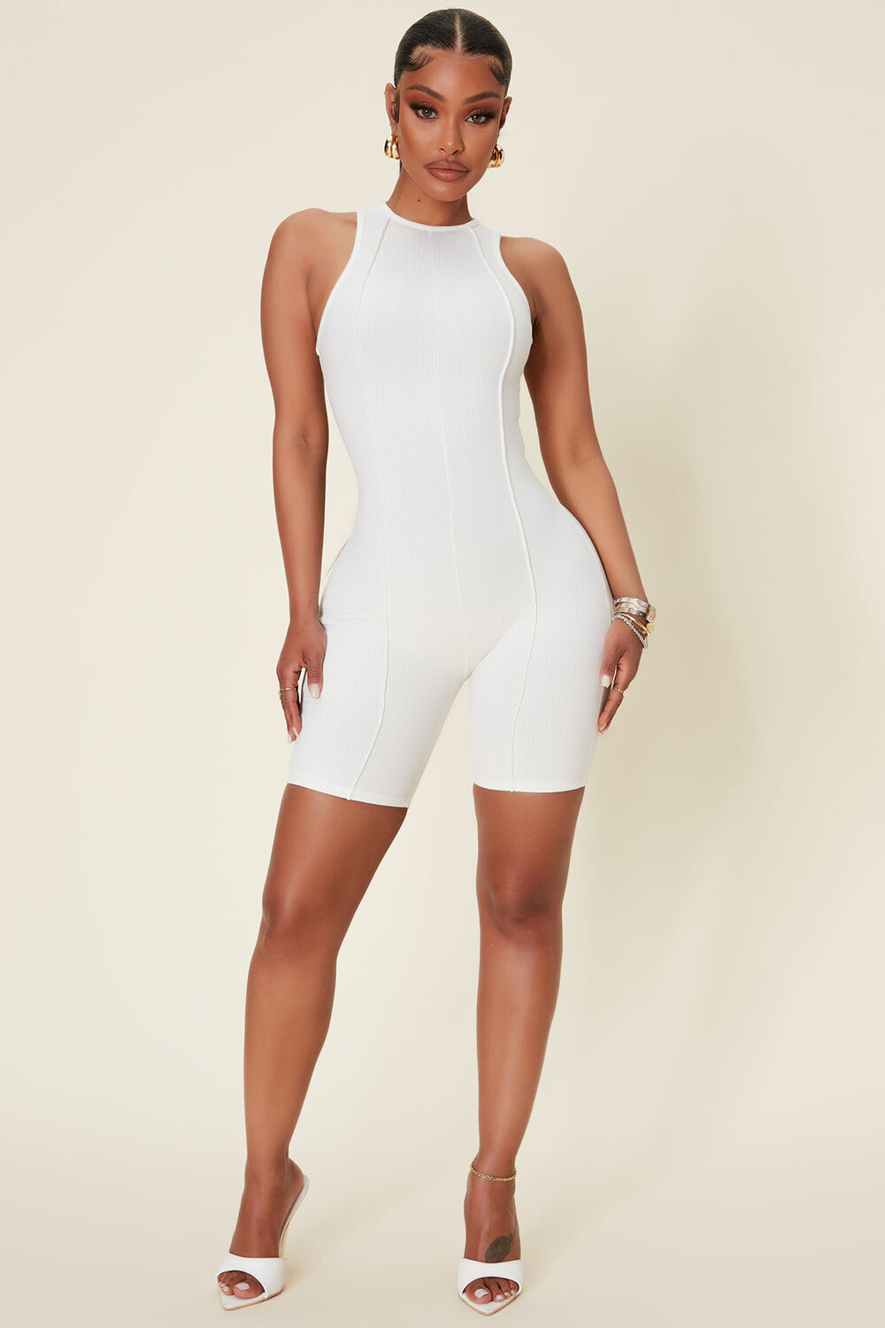 

Комбинезон Fashion Nova JP2231FN, белый