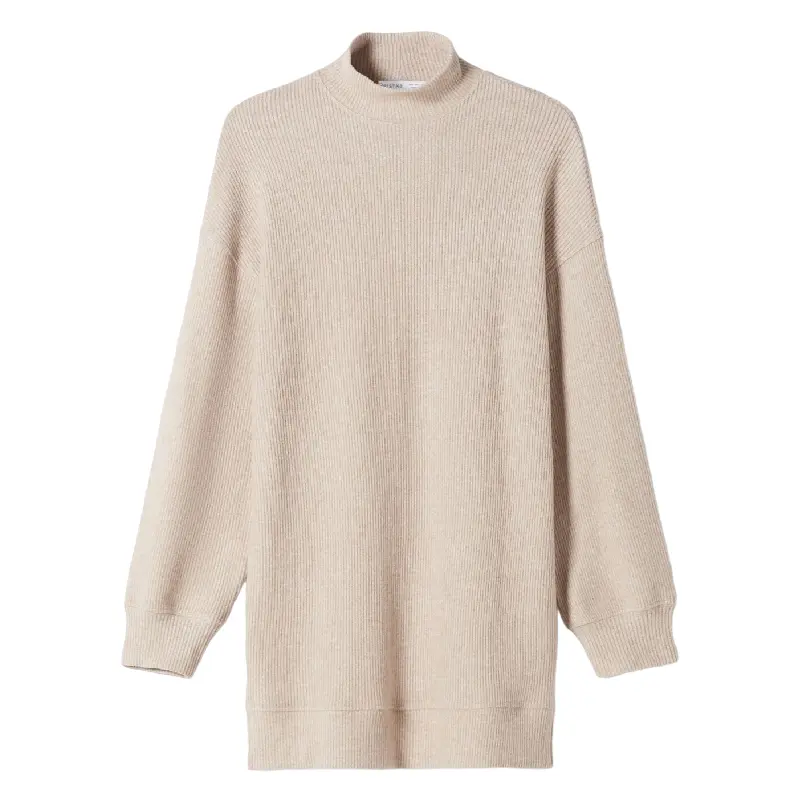 

Платье Bershka Long Sleeve Shift, песочный