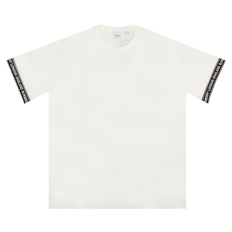 

Футболка Burberry Logo Tape Over T-Shirt 'White', белый