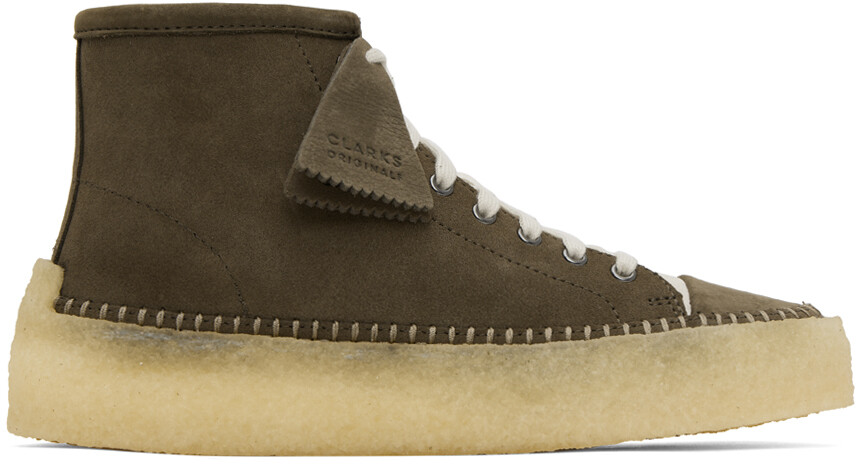 

Ботинки пустыни цвета хаки Caravan Clarks Originals