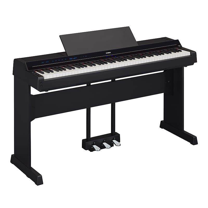 Yamaha P-S500 Черное 88-клавишное интеллектуальное цифровое пианино с технологией Stream Lights, адаптер питания PA500 P-S500B