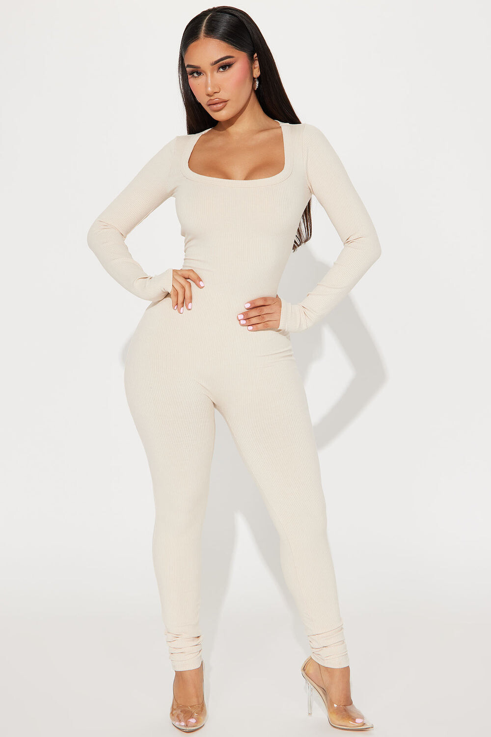 

Комбинезон Fashion Nova JP2396FN, кремовый