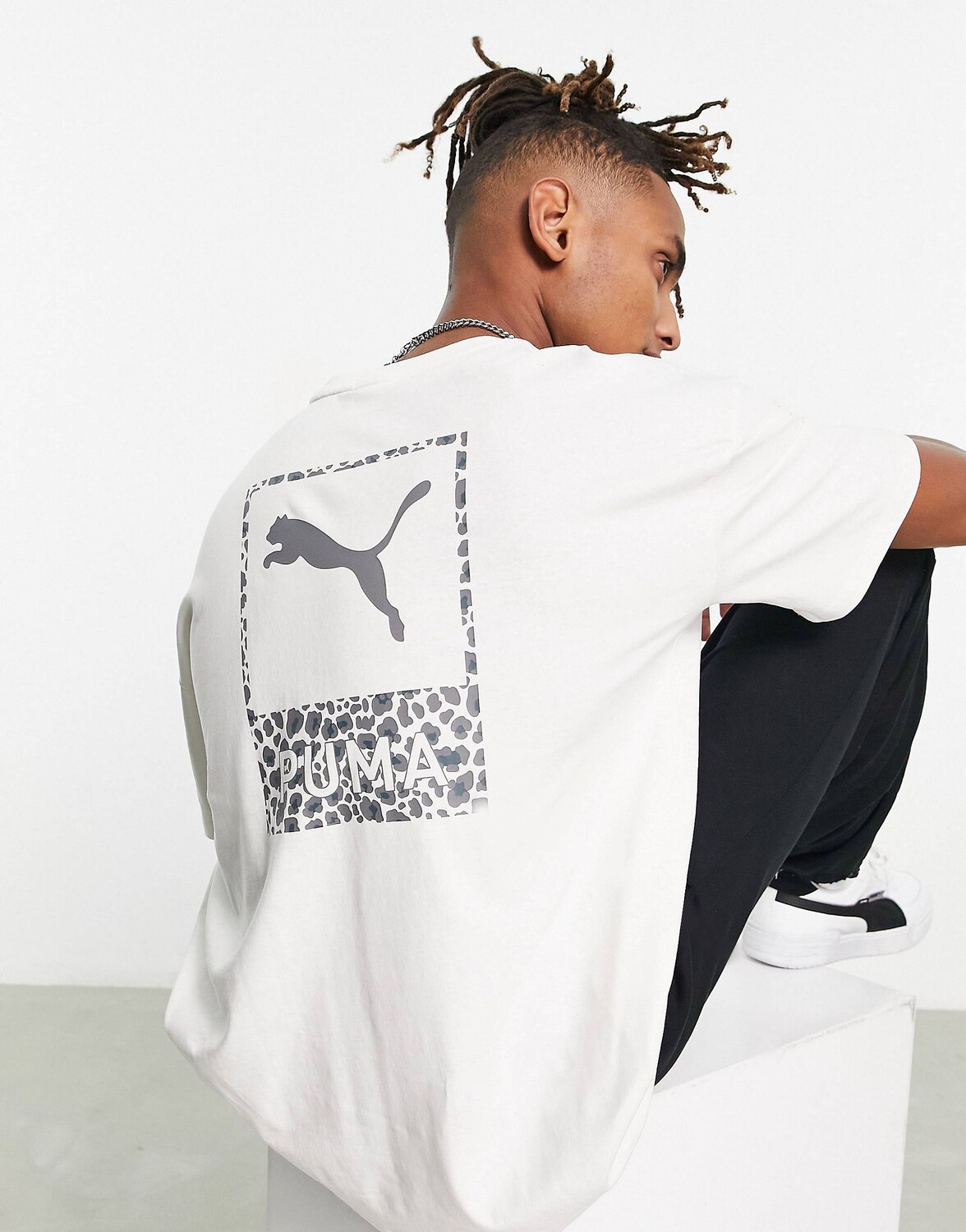 

Футболка Puma Safari Back Print, белый