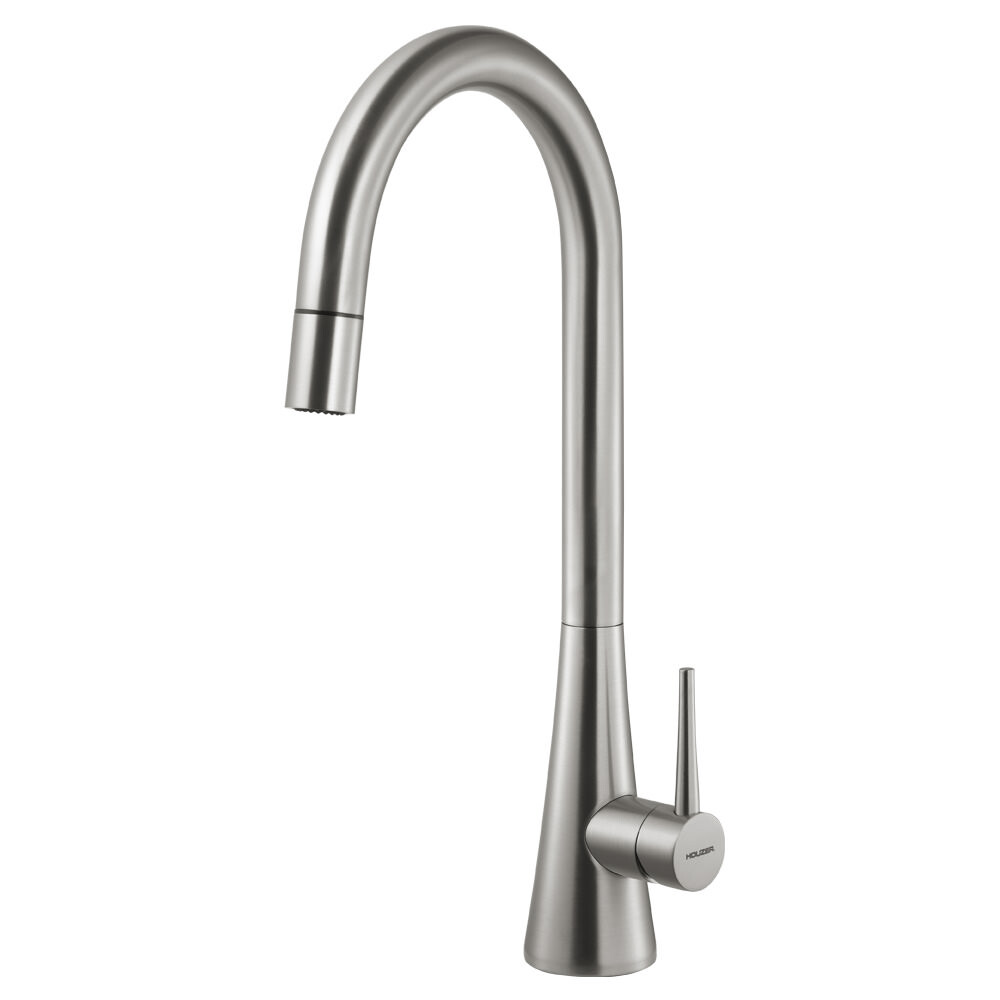 

Смеситель для кухни Houzer Soma Pull Down с технологией CeraDox, brushed nickel