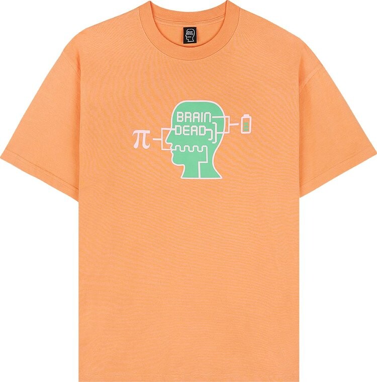 

Футболка Brain Dead Low Battery T-Shirt 'Peach', розовый
