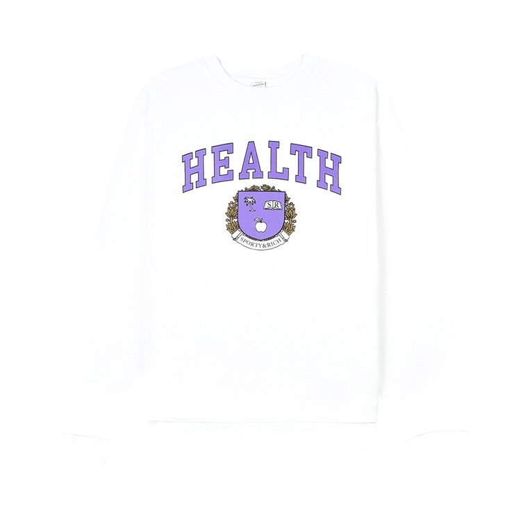 

Толстовка Sporty & Rich Diana Crewneck 'White', белый