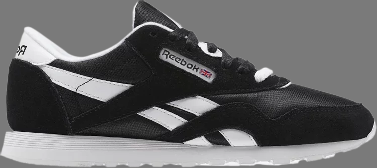 Кроссовки wmns classic nylon 'black' Reebok, черный - фото