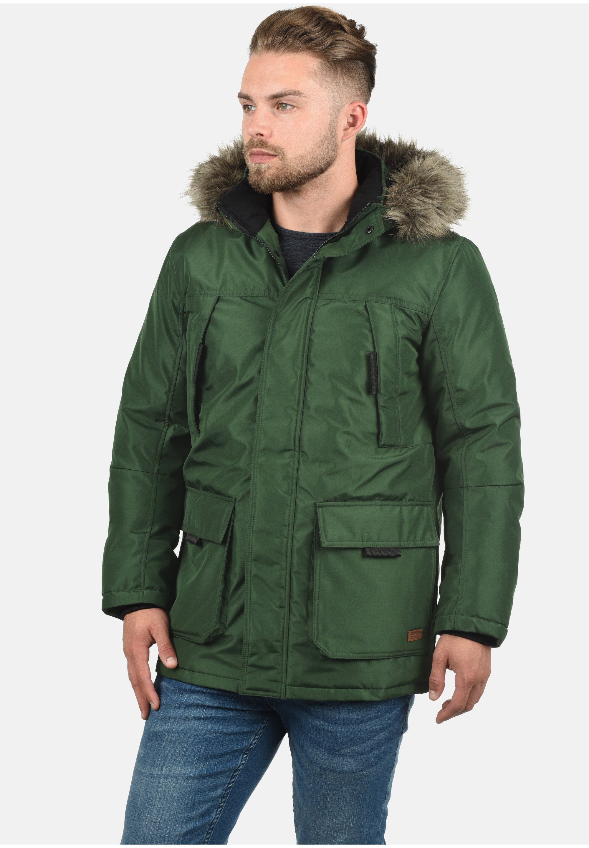 цена Пальто зимнее Produkt, зеленый