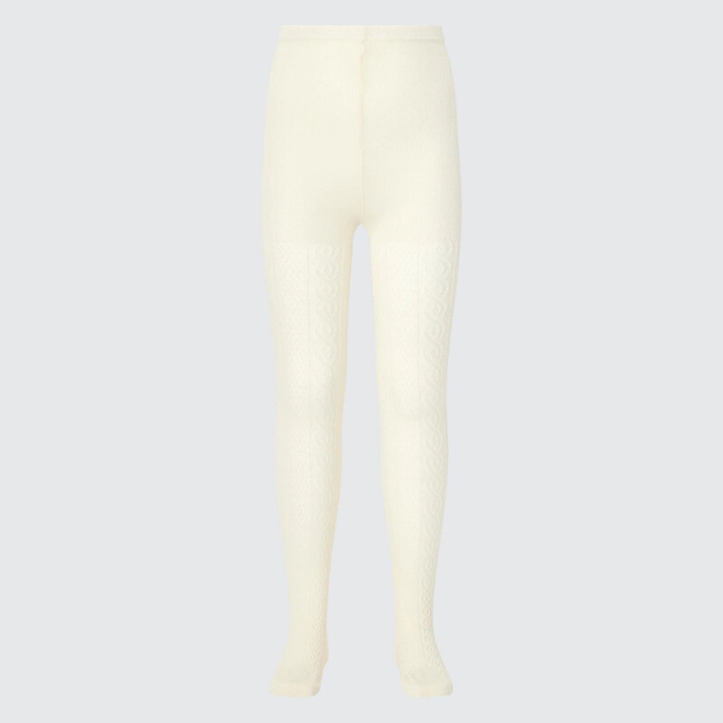

Колготки Uniqlo Girls Cable Knit, белый