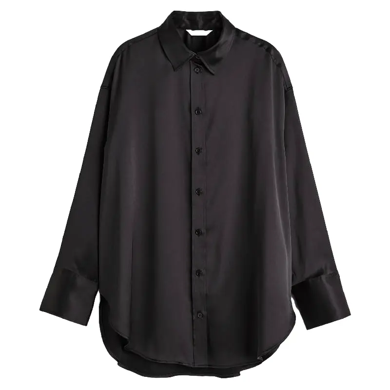 

Блузка H&M Oversized, черный