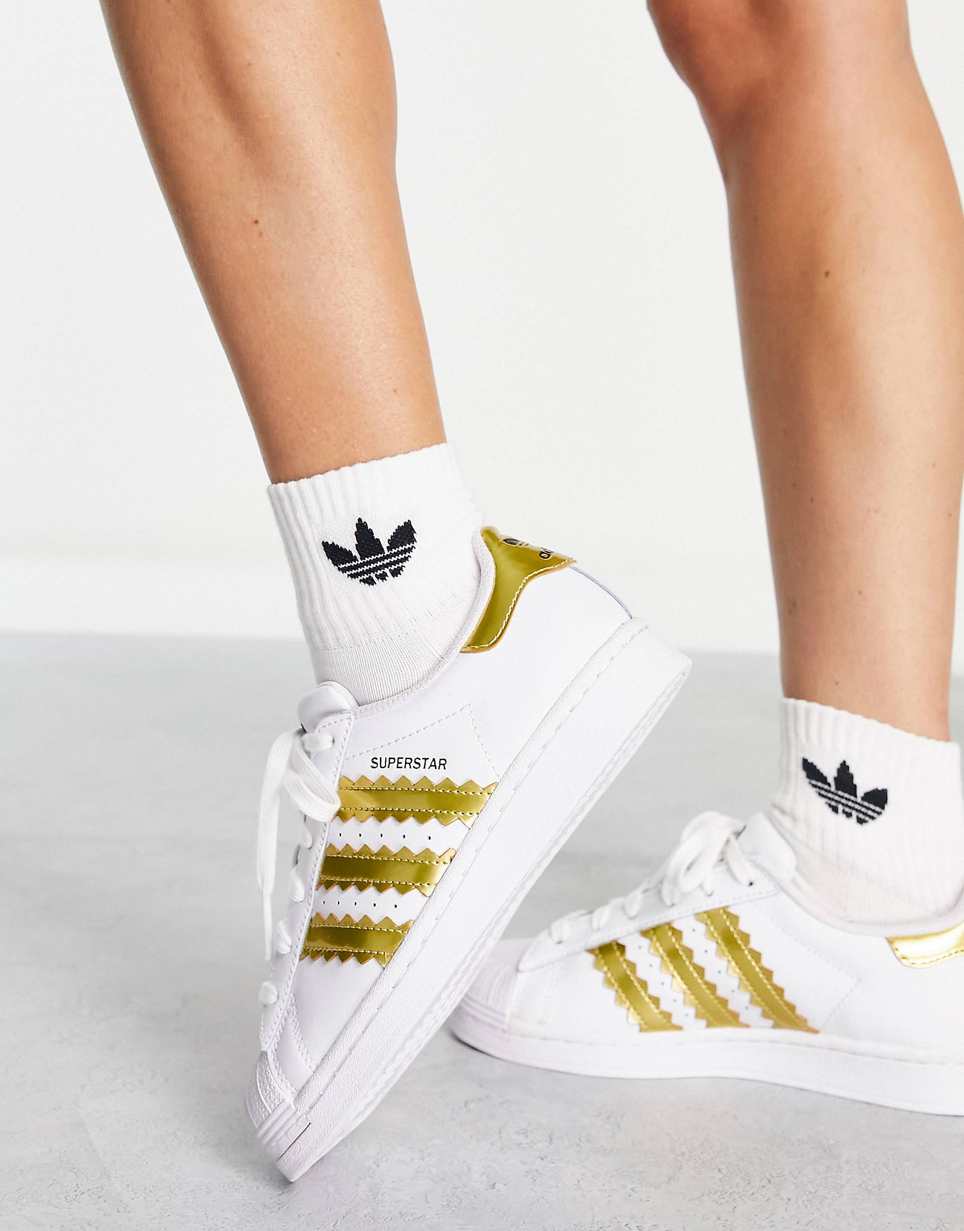 Adidas Superstar с носками adidas