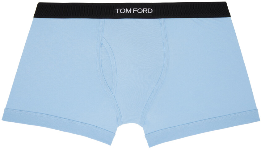 

Синие жаккардовые боксеры TOM FORD