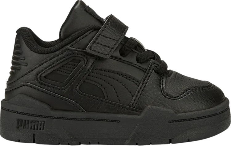 

Кроссовки Puma Slipstream Leather Infant Triple Black, черный