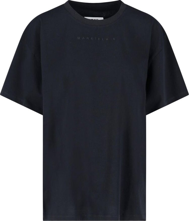 

Футболка MM6 Maison Margiela T-Shirt 'Black', черный