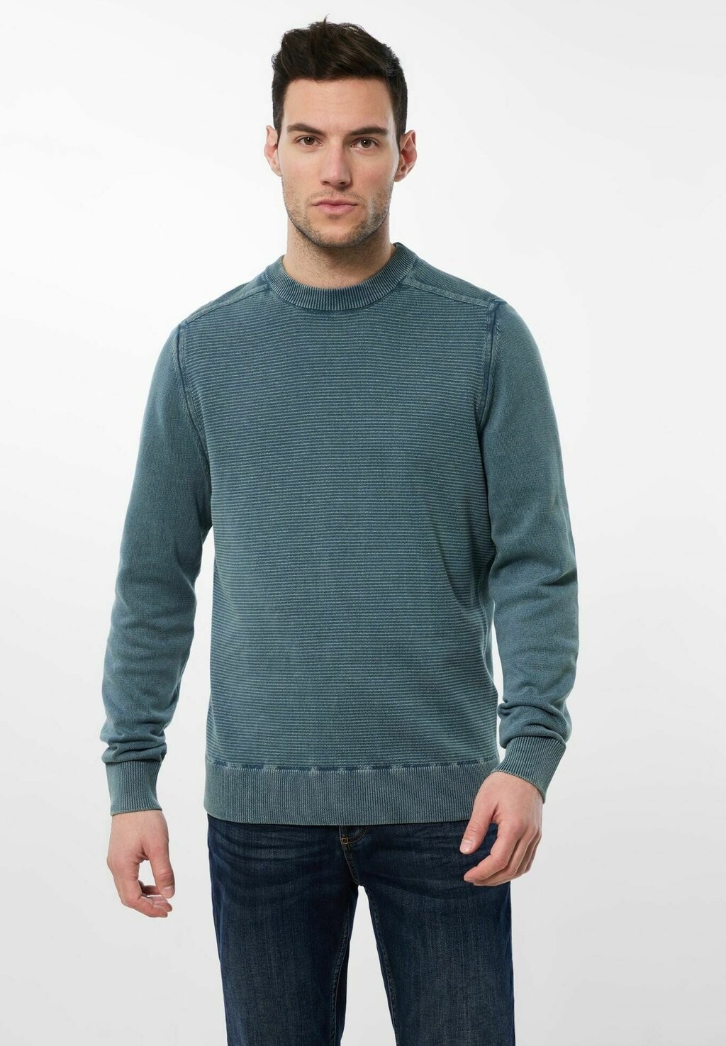 

Вязаный свитер MIT STRUKTUR Street One MEN, цвет blau