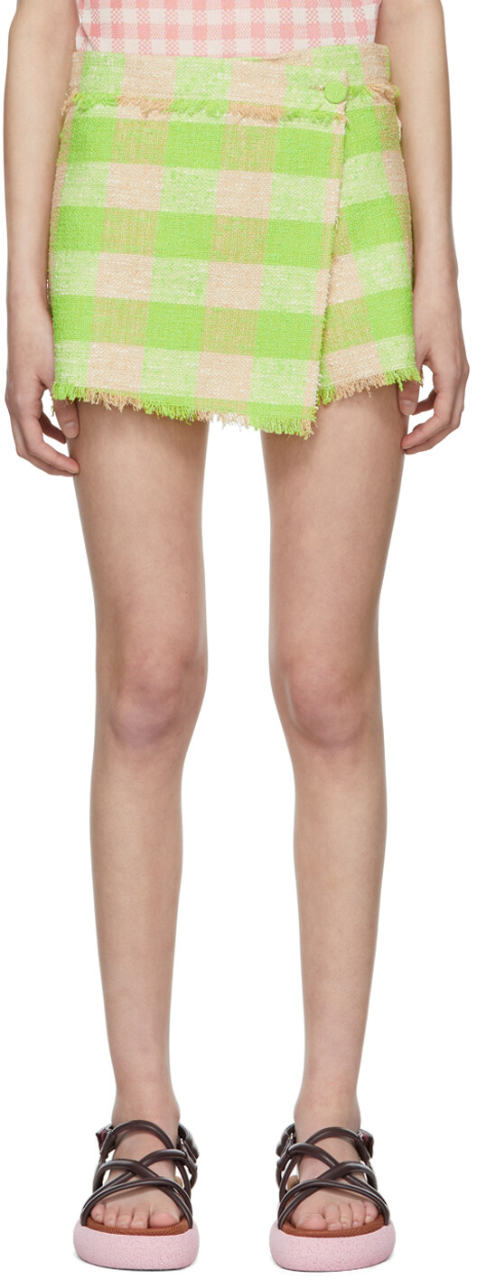 

Зеленые хлопковые шорты MSGM