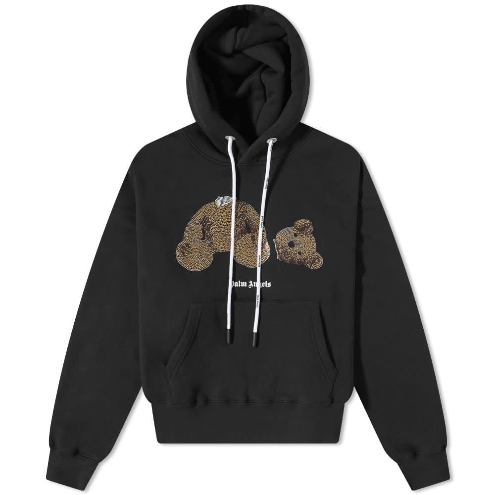 

Толстовка Palm Angels Sequins Kill The Bear Popover hoody, Черный