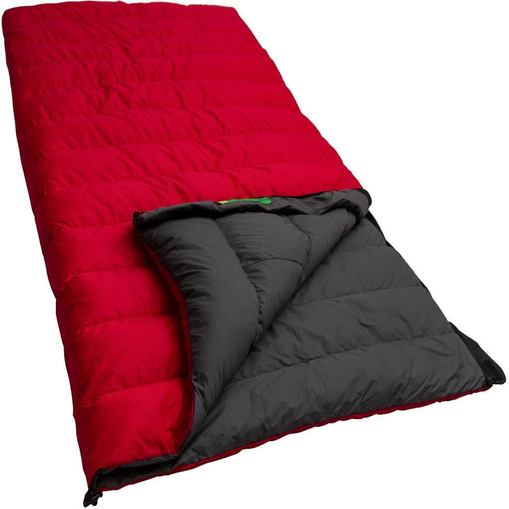 Спальный мешок Lowland Ranger Lite с пуховым одеялом, красный цена и фото