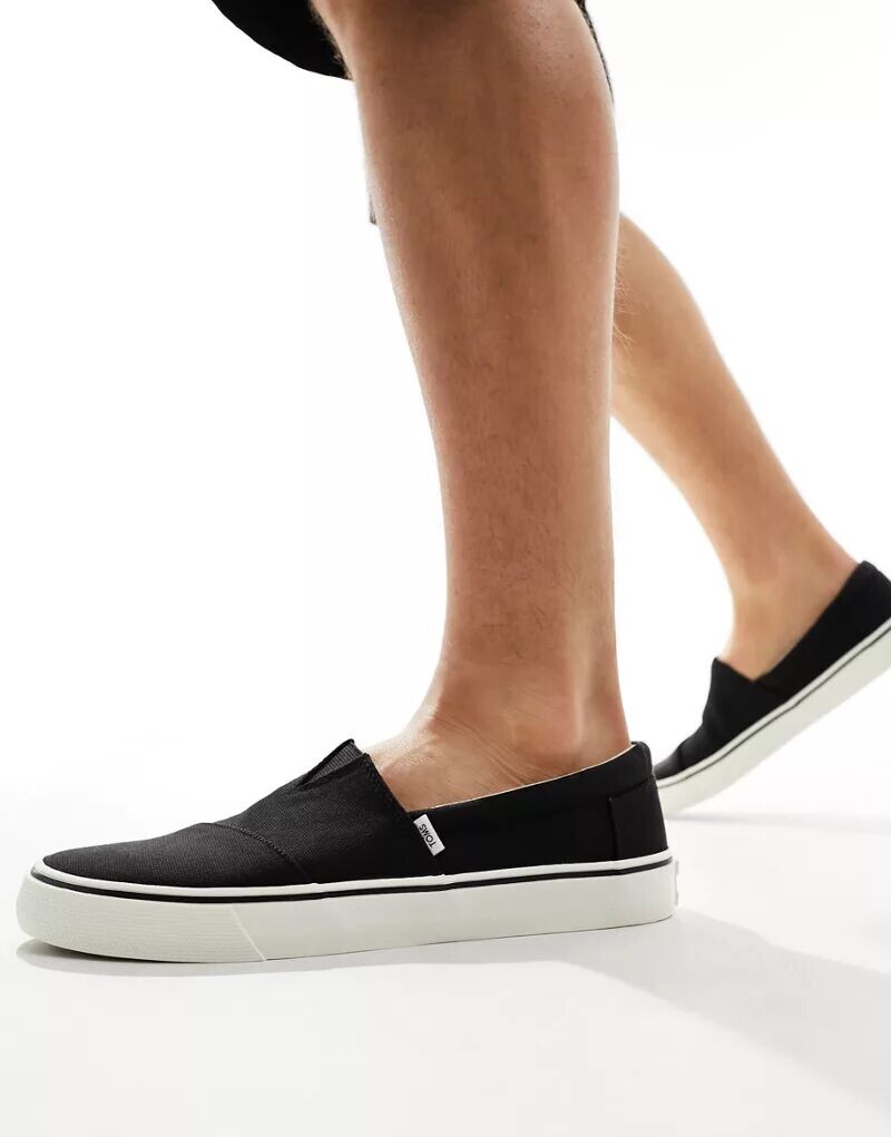 

Черные слипоны Toms Alpargata Fenix