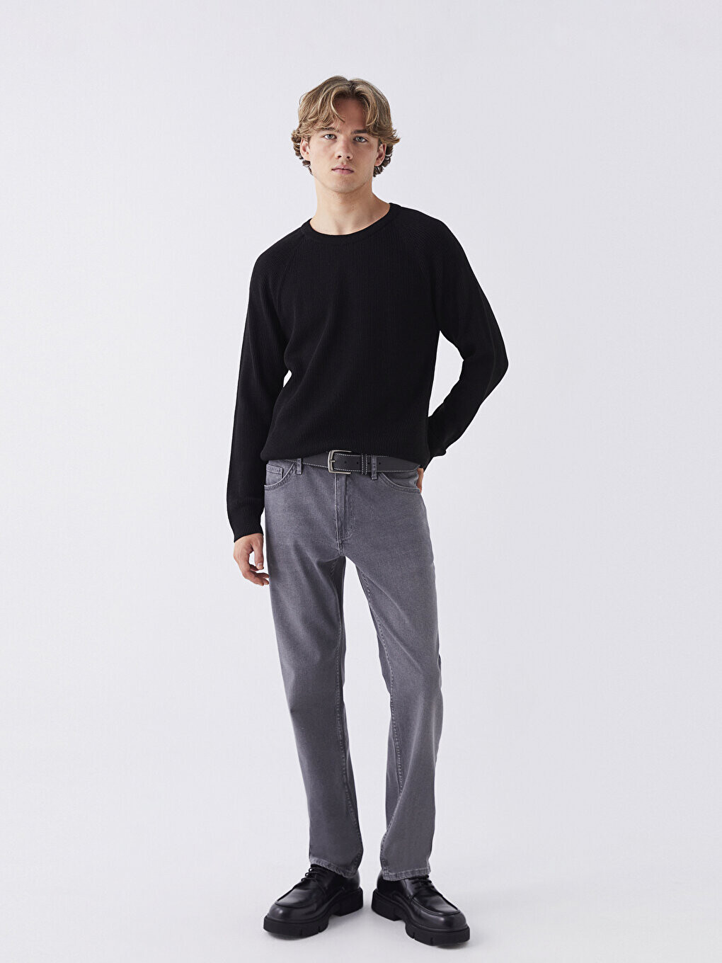 

779 Мужские джинсовые брюки стандартного кроя LCW Jeans, серое родео, Серый
