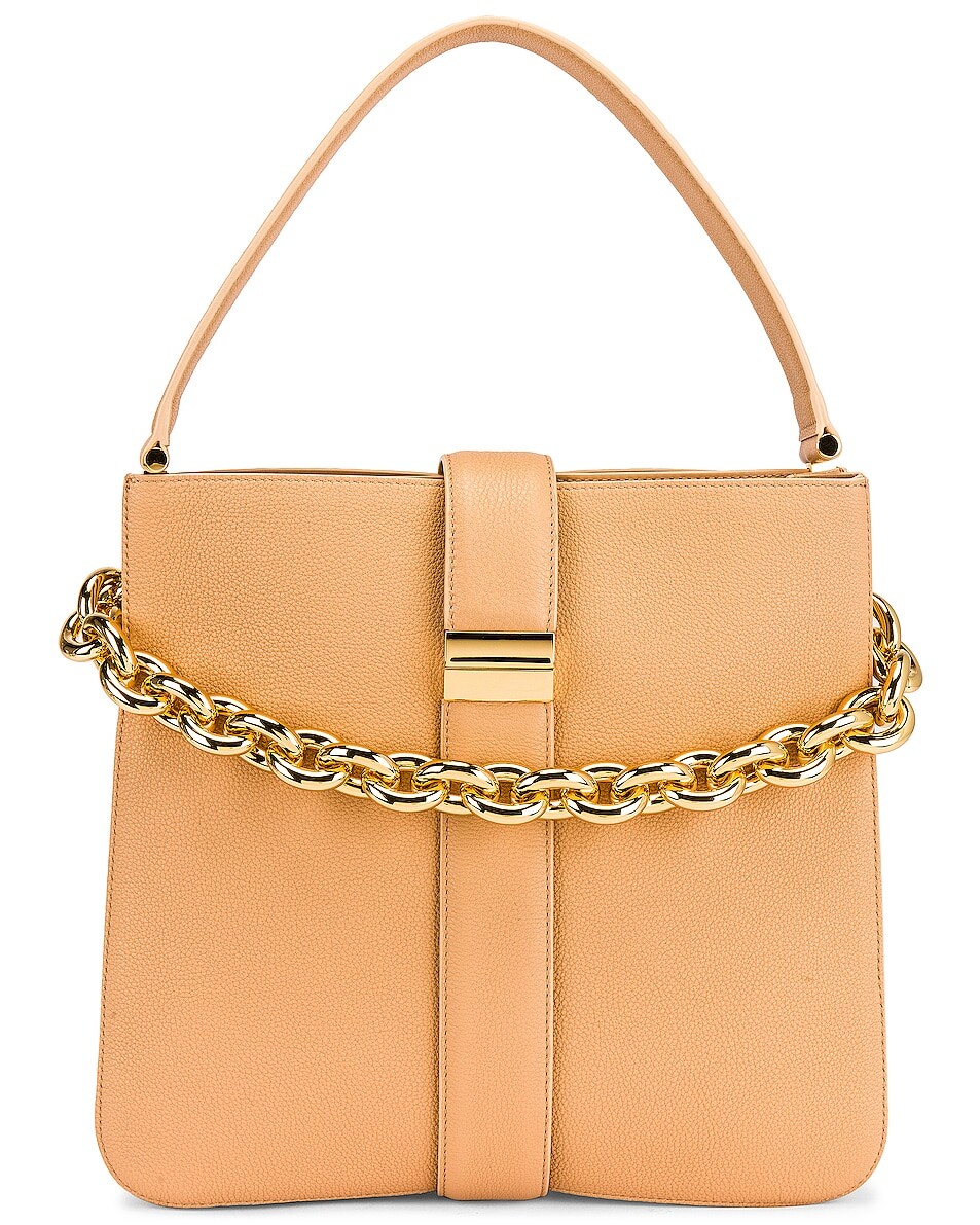 

Сумка через плечо Bottega Veneta Mount, цвет Almond & Gold