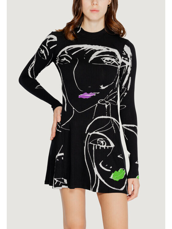 

Платье стандартного кроя Desigual, черный