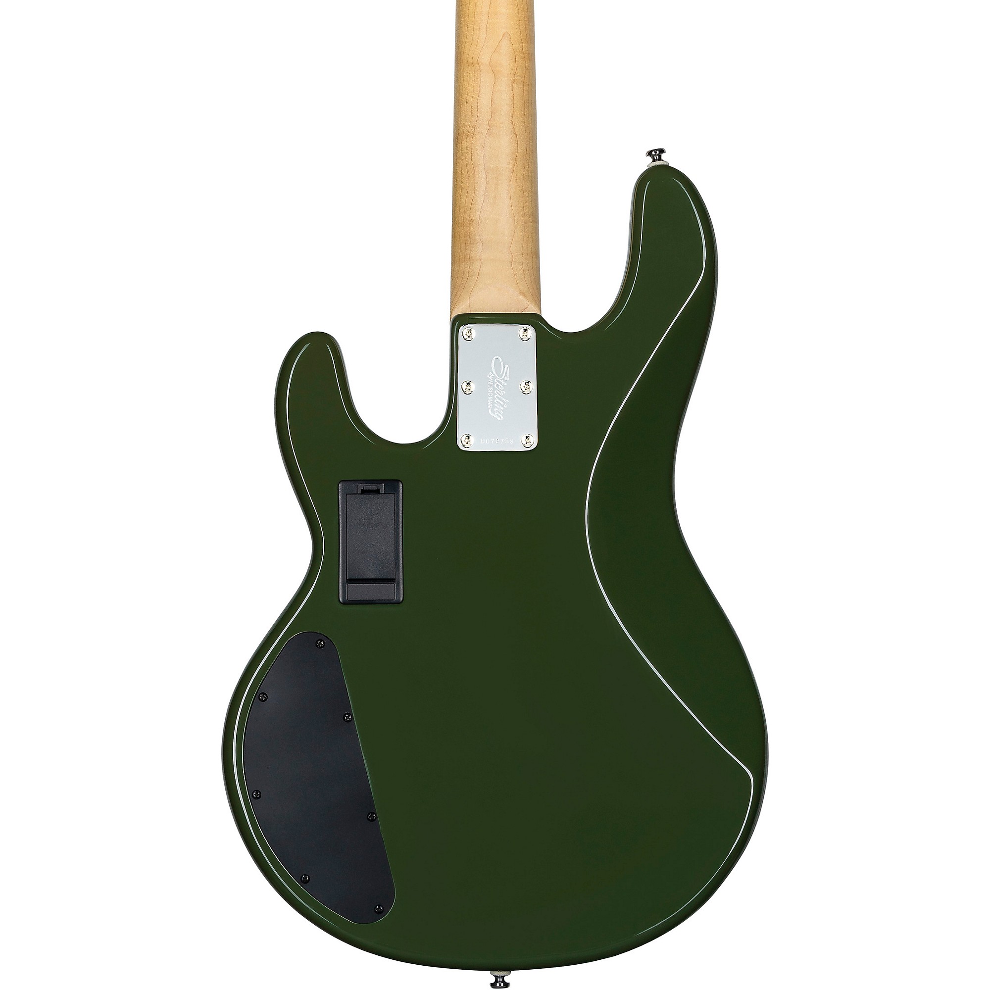 цена Sterling by Music Man StingRay Ray4HH Электрический бас-гитара с кленовой накладкой оливкового цвета