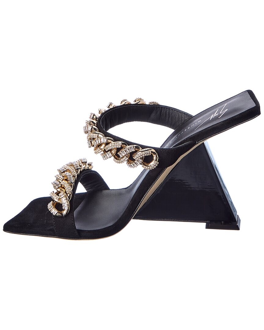 

Замшевые сандалии Giuseppe Zanotti Tutankamon 105, черный