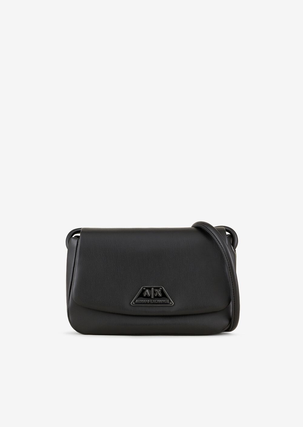 

Сумка-тоут среднего размера из экокожи Armani Exchange, черный
