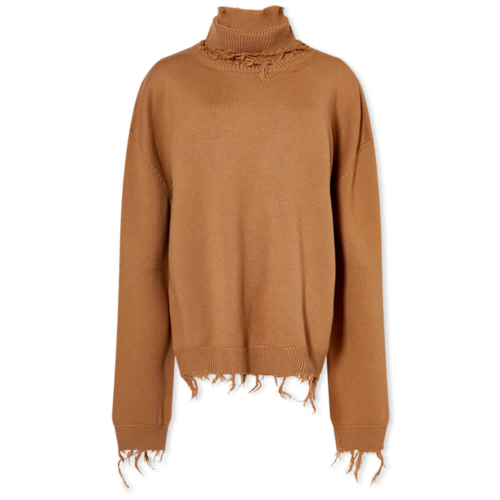

Джемпер VETEMENTS Destroyed Turtleneck