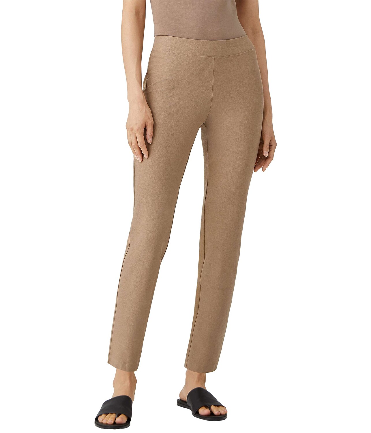 

Брюки Eileen Fisher, Slim Ankle Pants in Washable Stretch Crepe