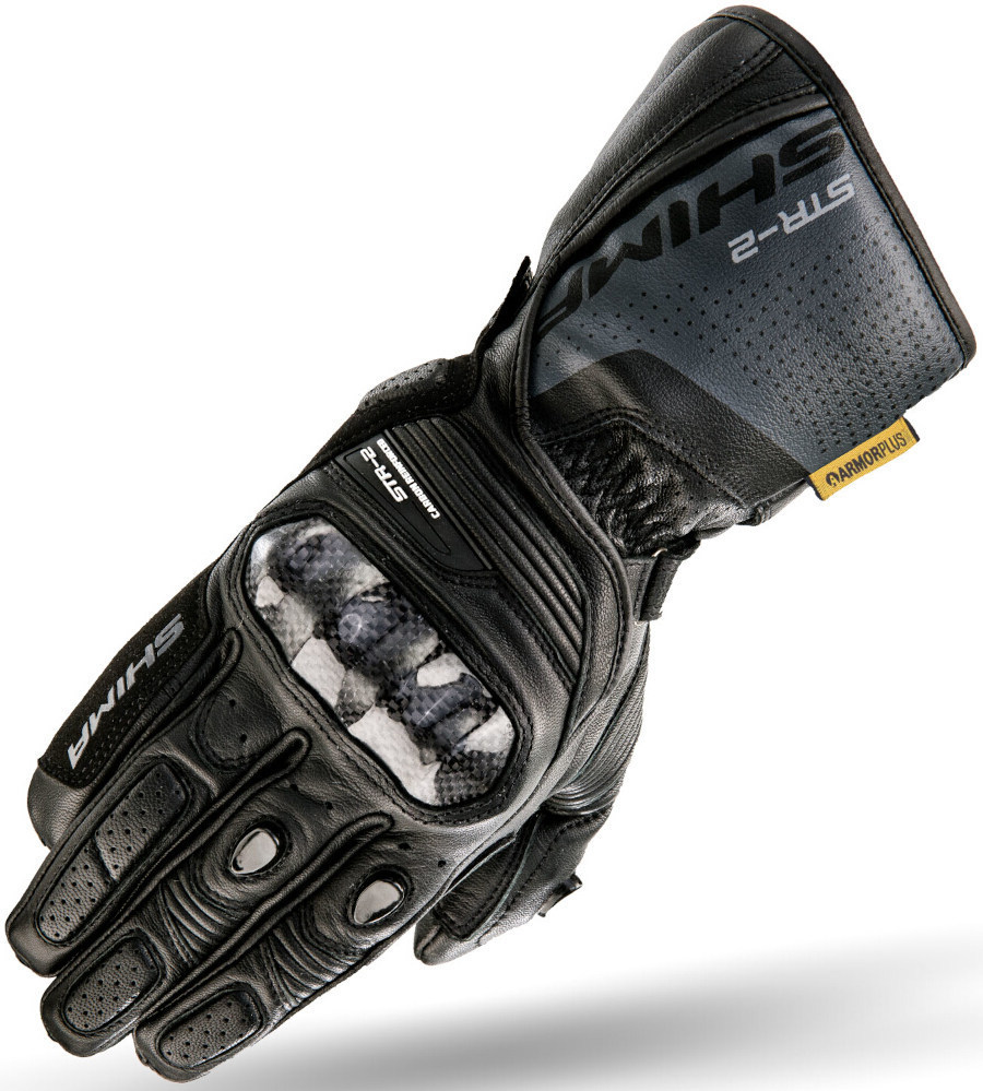 Перчатки SHIMA STR-2 с регулируемым запястьем, черный