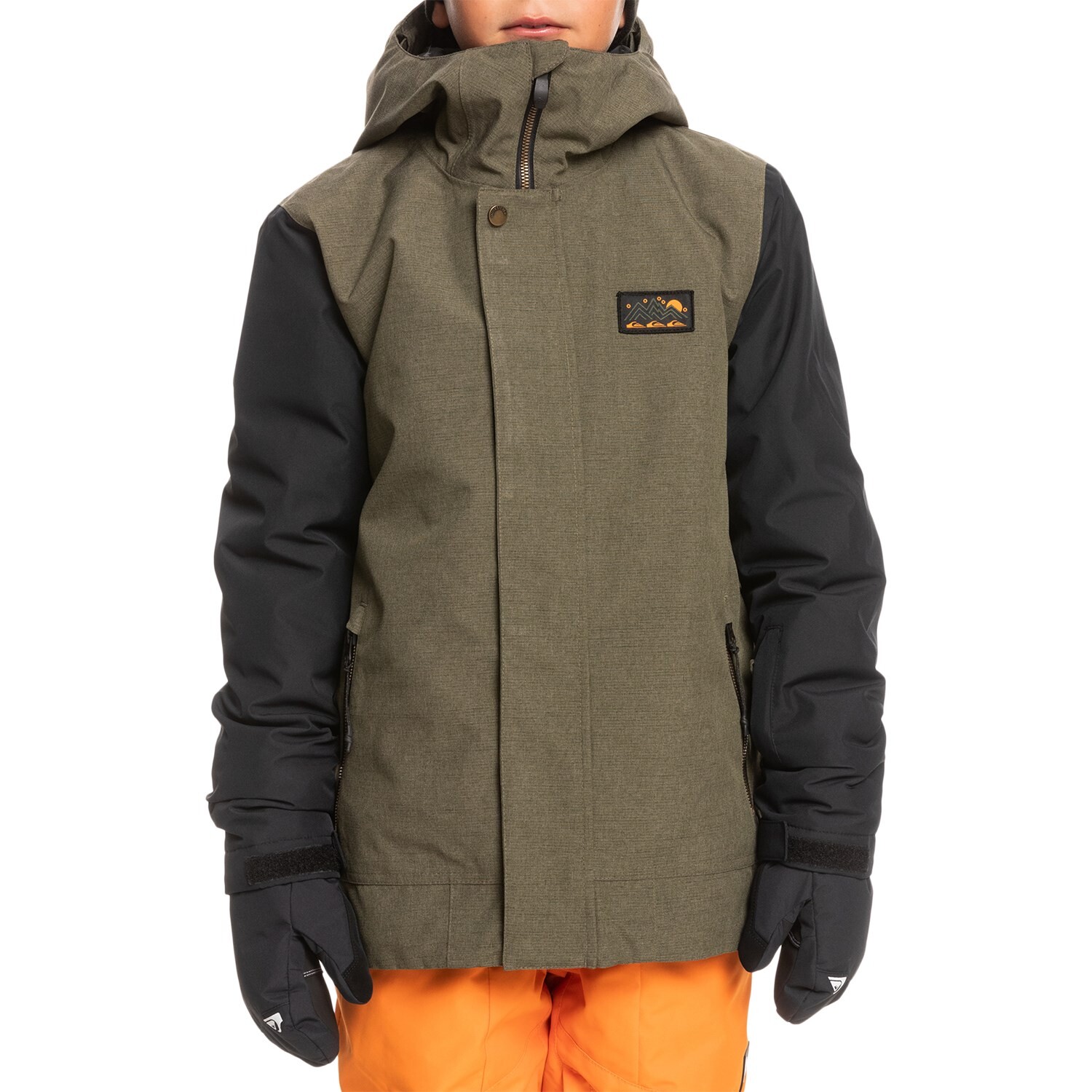 

Куртка Quiksilver Ridge, зеленый / черный