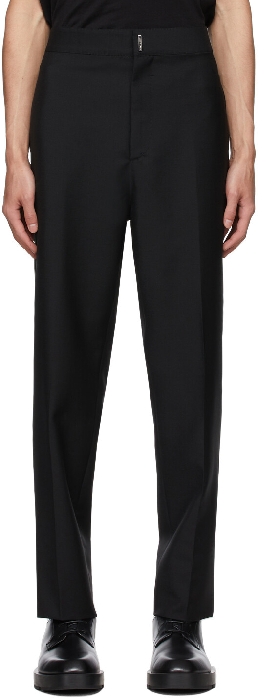 

Черные брюки из мохера Givenchy, Черный