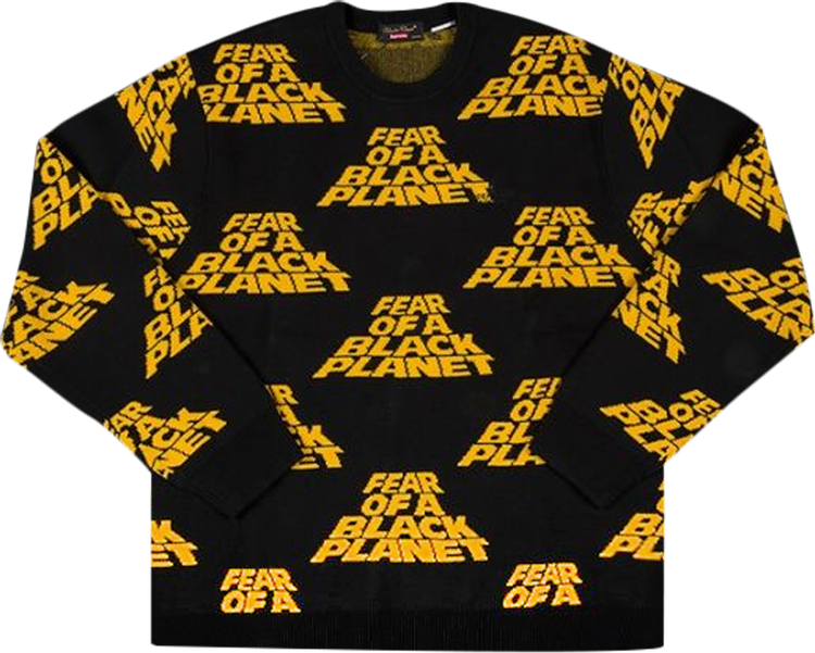 Свитер Supreme x Undercover x Public Enemy Sweater 'Black', черный