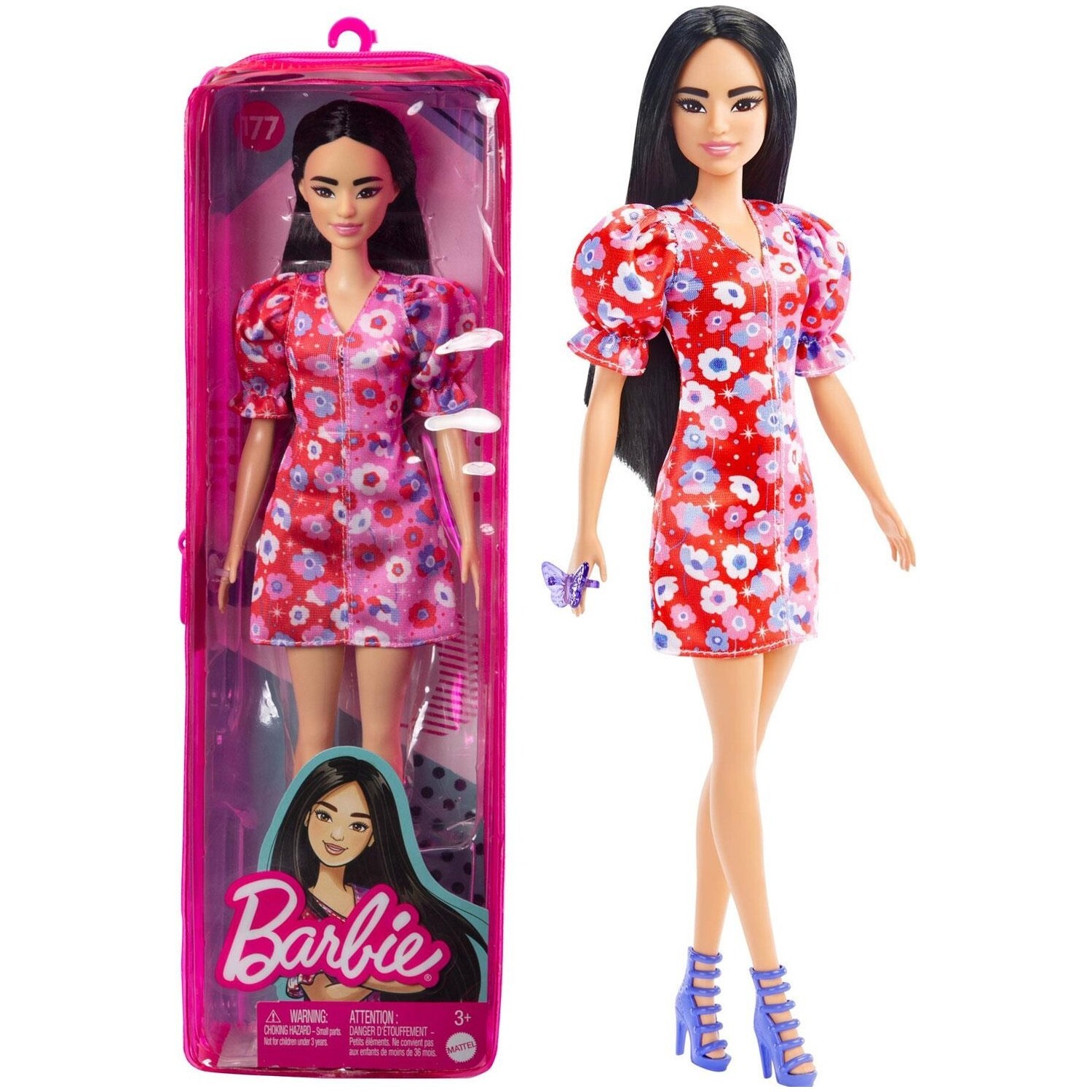 

Кукла Barbie Fashionistas в цветочном платье Оригинальный продукт