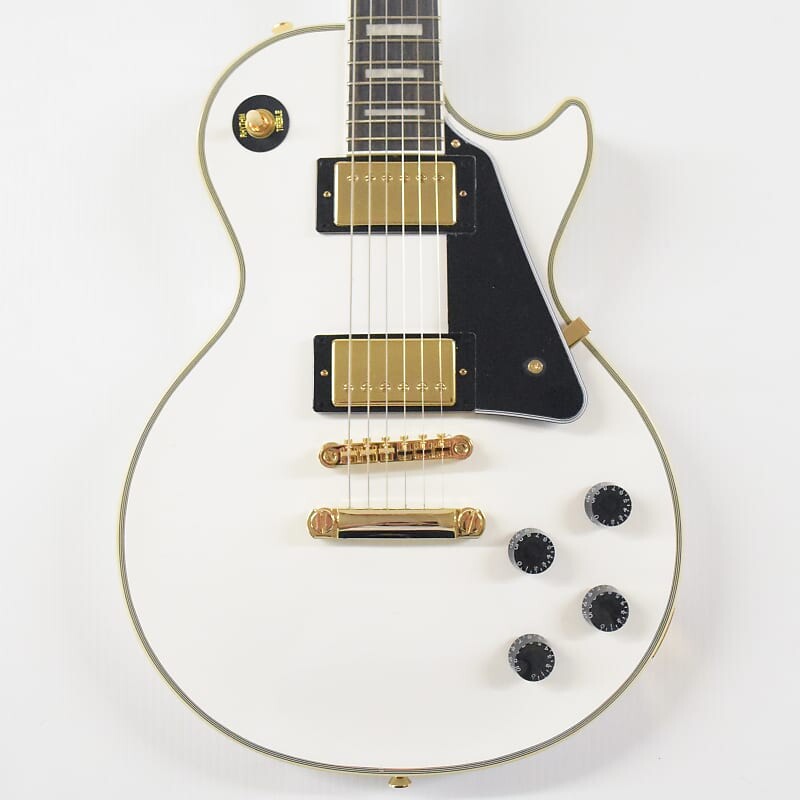 

Электрогитара Epiphone Les Paul Custom — альпийский белый Les Paul Custom Electric Guitar