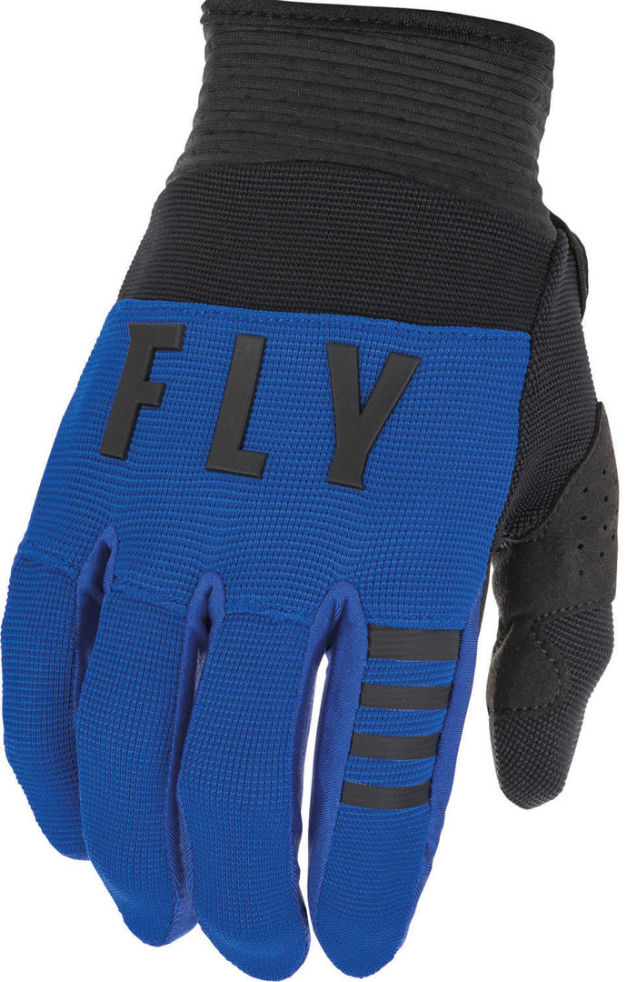 Перчатки Fly Racing F-16 молодежные для мотокросса, синий/черный цена и фото