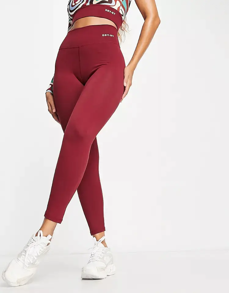 

Леггинсы Daisy Street Active Swirly High Waist, красный