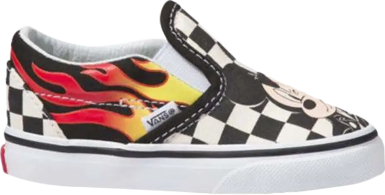 

Кеды Vans Disney x Slip-On Toddler Mickey & Minnie, черный