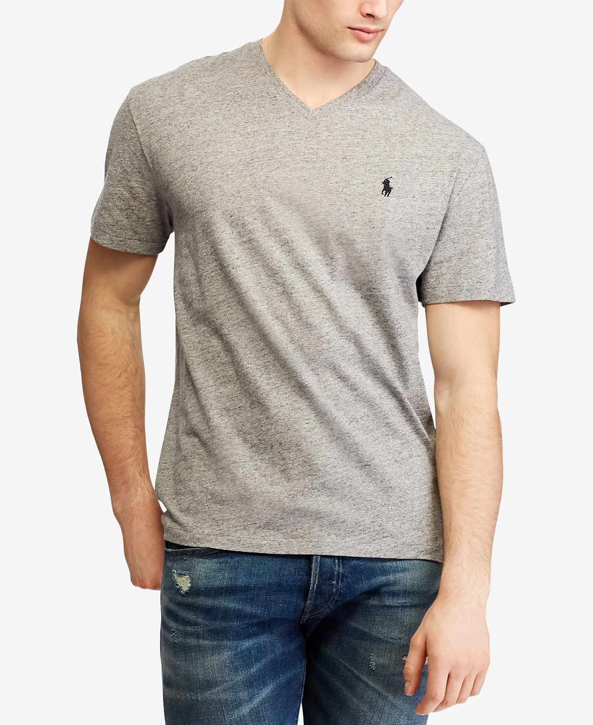 цена Мужская футболка классического кроя с v-образным вырезом Polo Ralph Lauren, мульти
