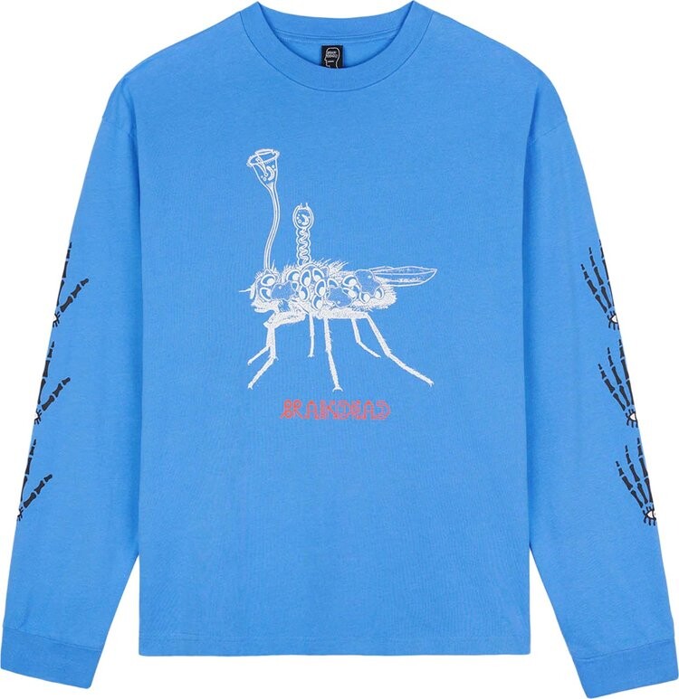 

Лонгслив Brain Dead Worm In The Apple Long Sleeve 'Blue', синий