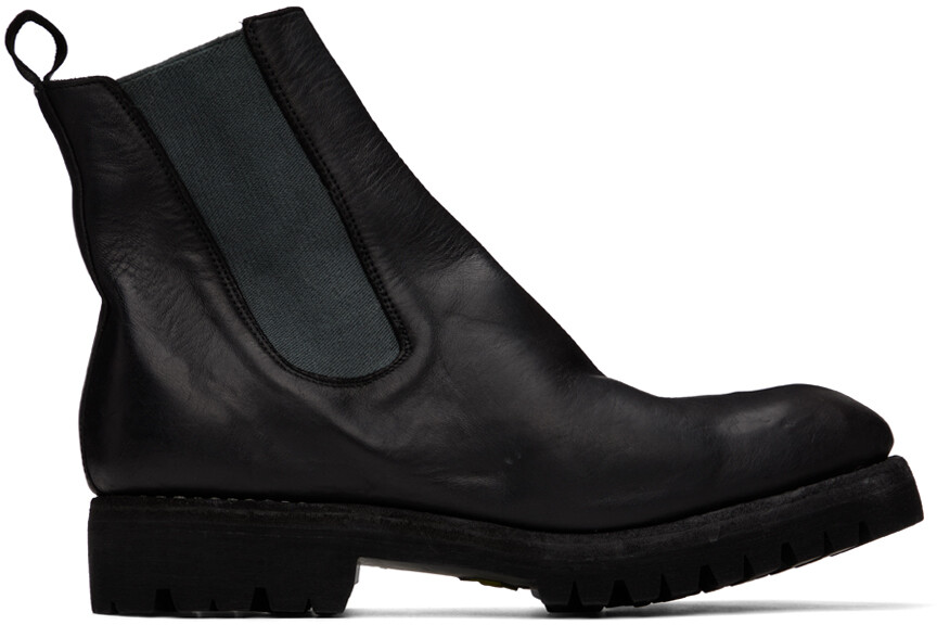 

Черные ботинки челси 76V Guidi