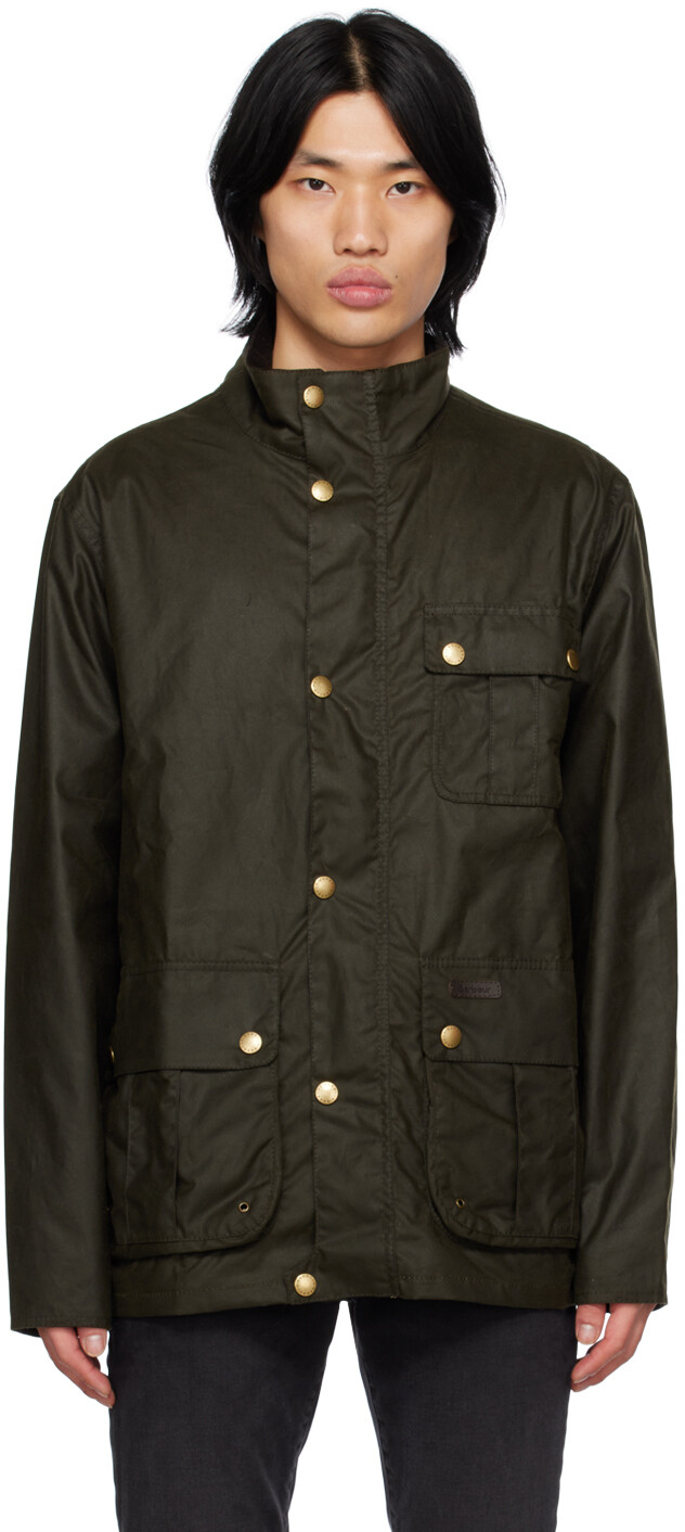 

Коричневая восковая куртка Dunlin Barbour, Коричневый