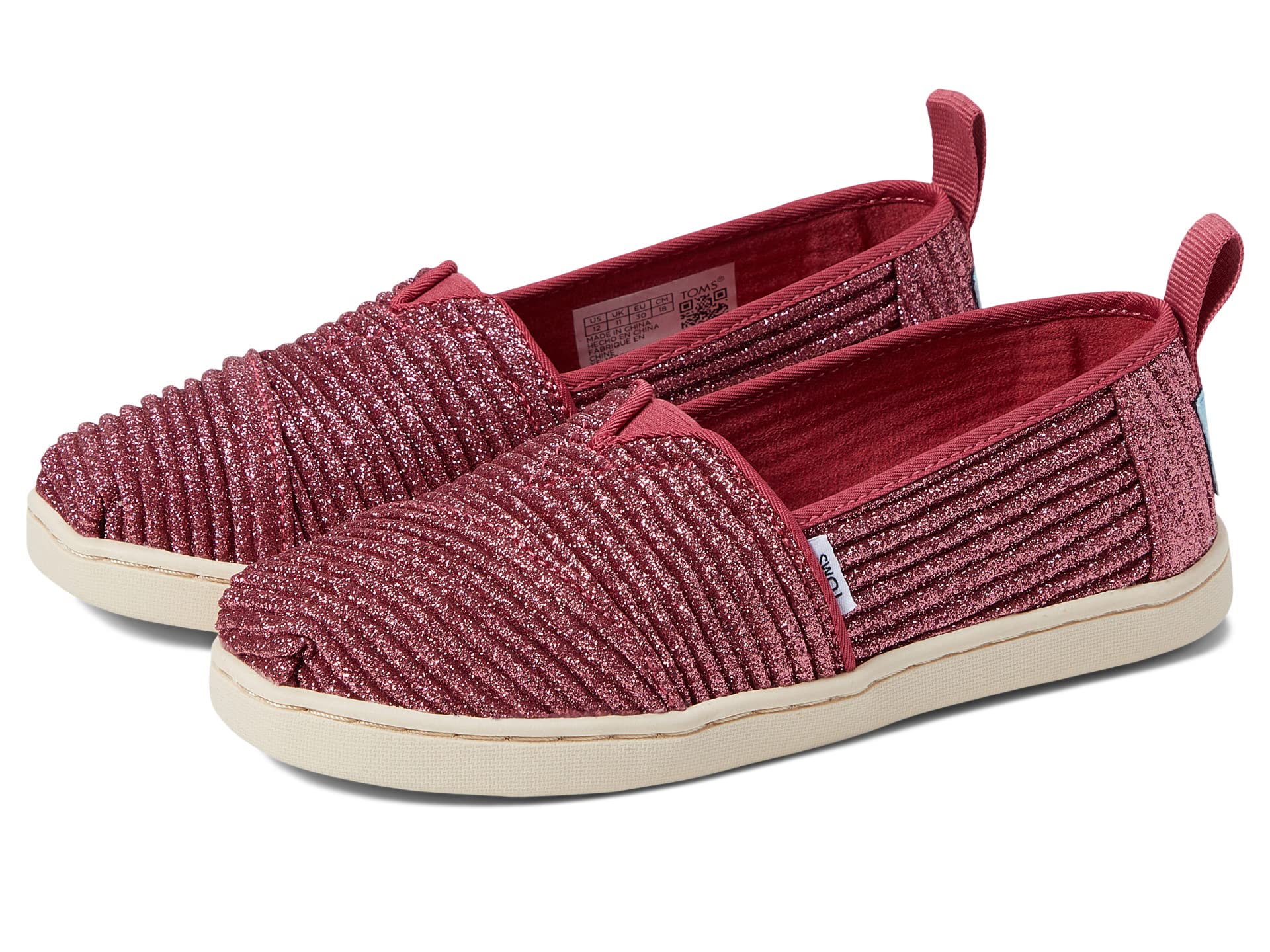 

Мокасины TOMS Kids, Glimmer Cord Alpargata