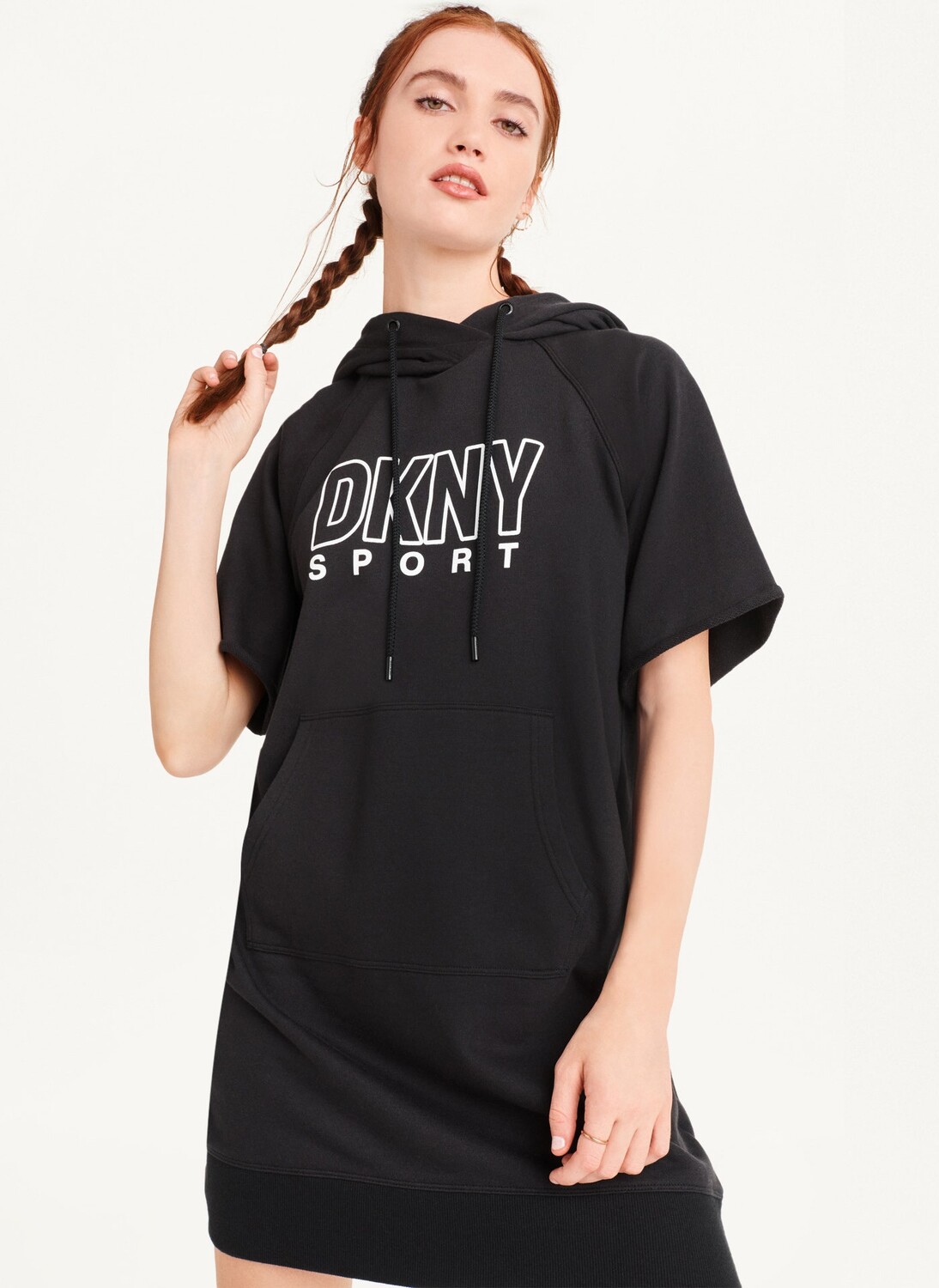 

Платье-пуловер с логотипом Outline DKNY