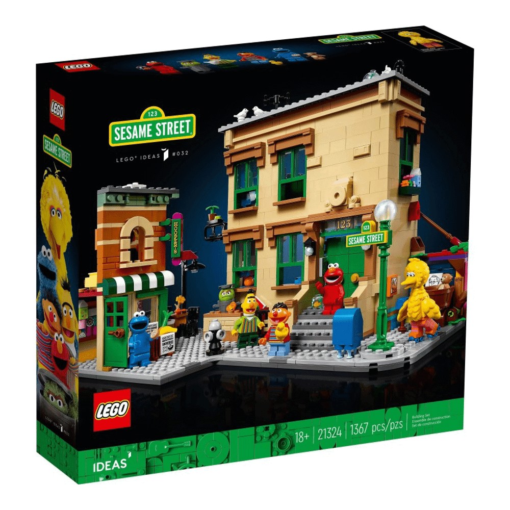 Конструктор LEGO Ideas 21324 Улица Сезам, 123 конструктор lego ideas 21332 глобус